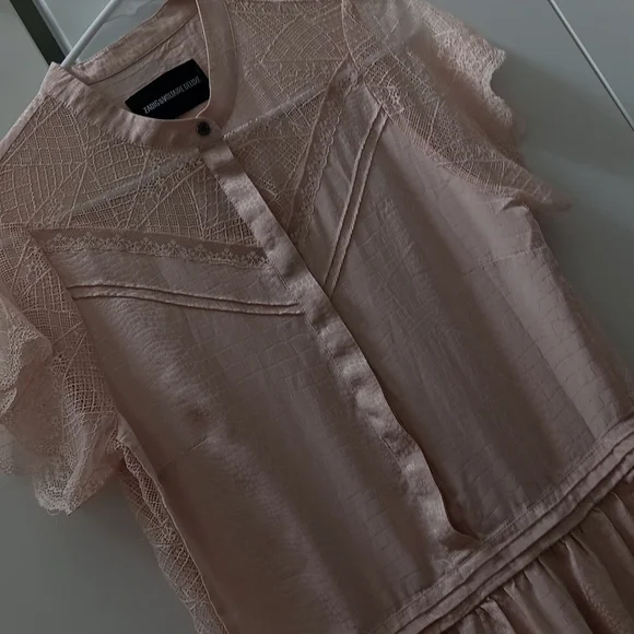 ZADIG & VOLTAIRE..RICY JAC SILK DRESS..SMALL - Picture 5 of 16